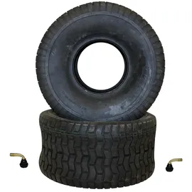 Citomerx Rasenmäherreifen 20x10-8 TL, Radial, schlauchlos, V3502 Rasenprofil, 86 (530 kg), 90° Winkel-Ventil mit 'Snap In' Dichtung, für Rasenmähertraktor, Rasenmäher, Aufsitzmäher