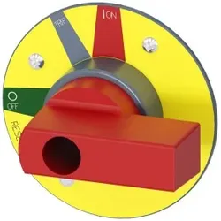 Siemens 3VA94870GC05 Zusatzgriff für Türkupplungsdrehantrieb Not-Halt Zubehör für: 3VA2 250