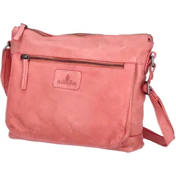 The Skandinavian Brand Damen Ledertasche  fuchsia