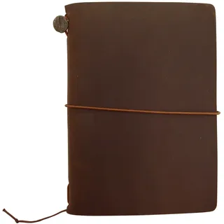 Midori Traveler's Notebook Journal Passport Size - Brown by