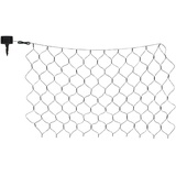ETC Shop Außenlampe Solarleuchte Lichterkette LED schwarz, 100x led 3000K warmweiß, LxB 110x90 cm