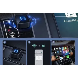 Tradebit TB CUBE USB-C CarPlay / Android Auto Wireless Adapter