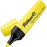 Pelikan Textmarker 490, 1 x Neon-Gelb, 1 Stück, mit Keilspitze