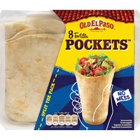 Old El Paso Tortilla Pockets Mexikanische Wraps mit Boden, 223 g