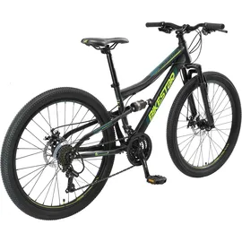 Bikestar Fully Mountainbike 26 Zoll RH 38 cm schwarz