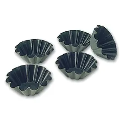 Matfer Bourgeat Antihaft Mini Brioche Backformen 7,5cm