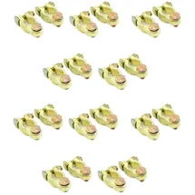 Solartronics Batterieklemmen 12V 24V Typ STBK3 Autobatterie Solarbatterie Polklemmen Batteriepolklemmen für Ringösen Plus Minus Set (10 Paar)