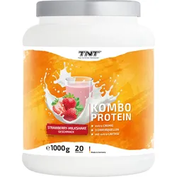 Kombo Protein - Extra cremig und mit 3 Eiweißquellen (Whey. Casein und Hühnerei) EINHEITSFARBE 1kg