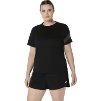 Asics icon kurzarm trikot schwarz damen - M