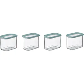 Mepal Rechteckige Vorratsdosen Set nordic green 4 x 1 l