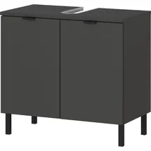 Germania WB-Unterschrank 1980-547 GW-Arcena, in Graphit, mit Metallfüßen, 60 x 56 x 34 cm (BxHxT)