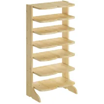 Erst-Holz 90.80-01 Doppel-Schuhregal 52 x 104 x 30 cm beige