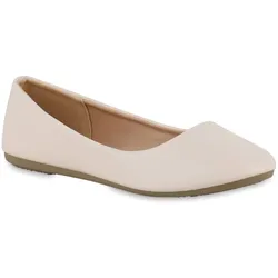 Damen Klassische Ballerinas in Beige