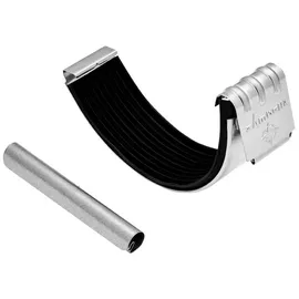 Zambelli Rinnenverbinder verzinkt Silber für Dachrinnen