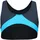 Aquarti Sport Bikini Racerback Bustier & Bikinislip Blau/Schwarz 134