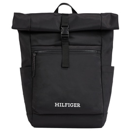 Tommy Hilfiger Rucksack Monotype Rolltop Backpack (Black),