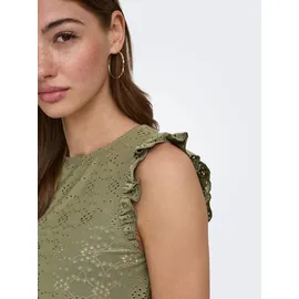 Only Onlsmilla Frill Top Grün L