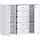 Forte Kommode Tempra 2 108,8 x 85,5 x 34,8 cm Weiß