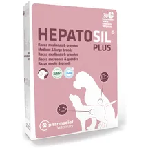 Pharmadiet Hepatosil Plus Ergänzungsfutter für große Hunderassen 30 Einheiten