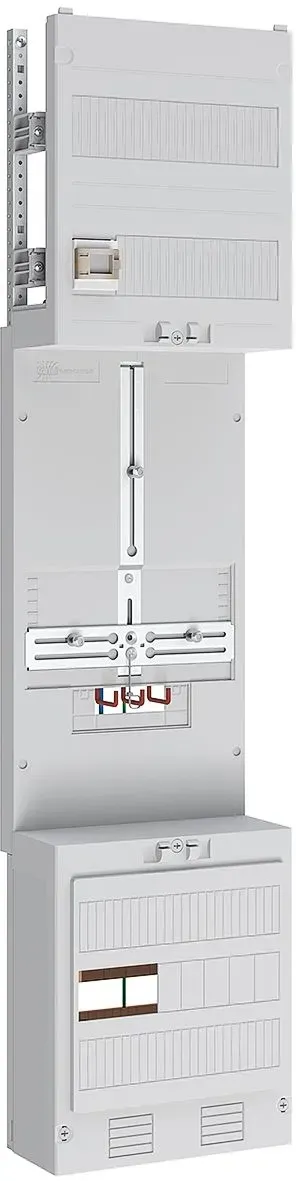 ABN Z17210 Zählerfeld 3Pkt, 1Z, mit sperrbarem HS, 5-polig, BxH 250x1050 mm