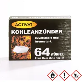 Grill-Zubehör Kohleanzünder 64 Stück Papier
