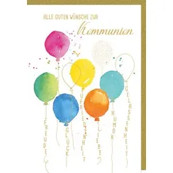 Kommunionskarte BRAUN+COMPANY 5846-23004   Bild
