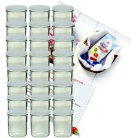 Mambocat 24er Set Sturzglas 350 ml Marmeladenglas Einmachglas Einweckglas