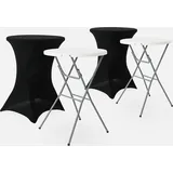 sweeek 2er Set Party Stehtische - 2 Hussen - sweeek