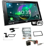 JVC Autoradio WiFi Apple CarPlay Android für Alfa Romeo Spider ohne OEM Navi