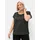 sheego Kurzarmshirt in schwarz-gemustert | Gr.: 52/54