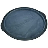 Zenker 685546 Silikon-Pizzablech, Fiberglas, Pizzablech, rund, Silikon, Fiberglas, Nylon, grau, 36 cm
