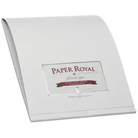 RÖSSLER edler Block A4 | Schreibblock A4 | 40 Blatt DIN A4 Papier | Briefpapier | Briefblock | Notizblock | Schreibwaren | 210 x 297 x 6mm| 1 Stück | Farbe: Grau, Eisgrau