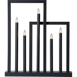 EGLO Kerzenständer Frame Holz Anthrazit