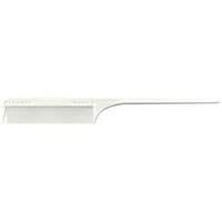 JRL PROFESSIONAL Fine Teeth Tail Comb 8.5" white