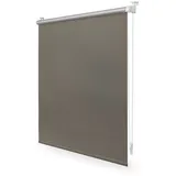 Lichtblick Thermo-Rollo / Verdunkelungsrollo Klemmfix 120 x 150 cm taupe