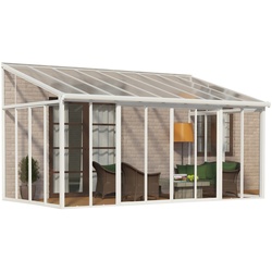 Palram - Canopia  SanRemo Wintergarten, weiß in cm 546x295x310 (LxBxH)