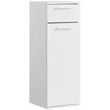 mokebo Der Matrose Bad-Beistellschrank 33 x 91 x 34 cm Weiß