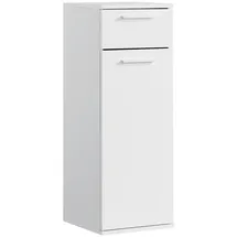 mokebo Der Matrose Bad-Beistellschrank 33 x 91 x 34 cm Weiß
