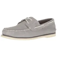 Timberland Classic 2-Eye Boat Herren grau Leder Bootsschuhe Sneakers NEU (eu_Footwear_Size_System, Adult, Numeric, medium, Numeric_41) - 41 EU