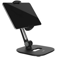 Houhence Tablet Ständer, Halterung für iPad Verstellbare, Schwarz Tablet-Ständer schwarz