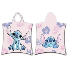 Jerry Fabrics Disney Lilo und Stitch Strandtuch Poncho 50x115 cm