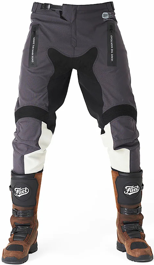Fuel Endurage Motorcross broek, zwart-grijs, 34