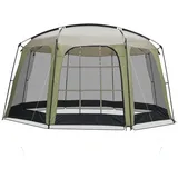 COSTWAY Kuppelzelt, Personen: 8, Pop Up Campingzelt tragbar, mit Netzwand grün|schwarz