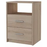 matkam Nachtschrank 2so 40 x 58,5 x 35 cm Eiche