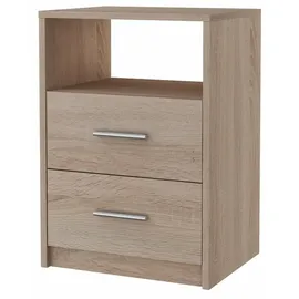 matkam Nachtschrank 2so 40 x 58,5 x 35 cm Eiche