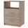 matkam Nachtschrank 2so 40 x 58,5 x 35 cm Eiche