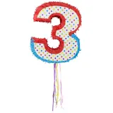 Folat Piñata * ZAHL 3 * für den 3. Kindergeburtstag