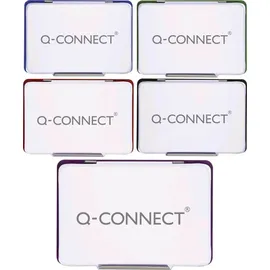 Q-Connect Stempelkissen 9,0 x 5,5 cm Schwarz 1 St.