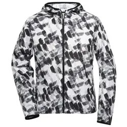 Damen Recycled Sport Jacke JN533, schwarz Druck, Größe M - schwarz - M