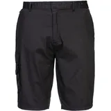 PORTWEST S790 Herren Hochleistungs-Komfort-Kampf-Cargo-Arbeitsshorts Schwarz, S